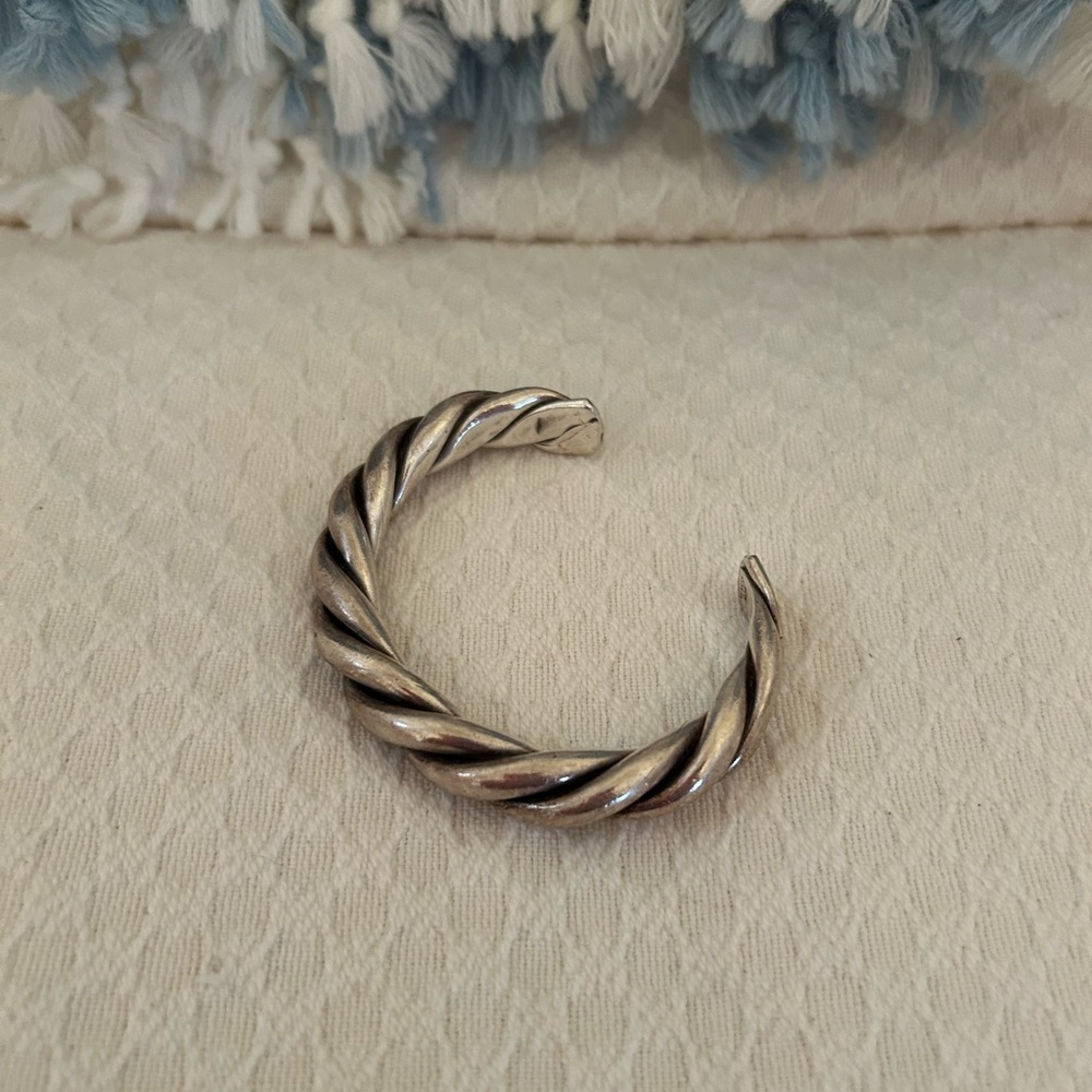 Sterling Twisted Cuff Bracelet